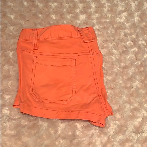 Bright orange Booty shorts - Picture 2 of 2